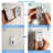 Doorbell Wireless, Waterproof Doorbell Chime Kit, 38 Doorbell Chimes And 3 Volume Level, Doorbells For Home Over 1000 Feet Operating Range (1 Receiver X 1 Push Button) in , Rectangle