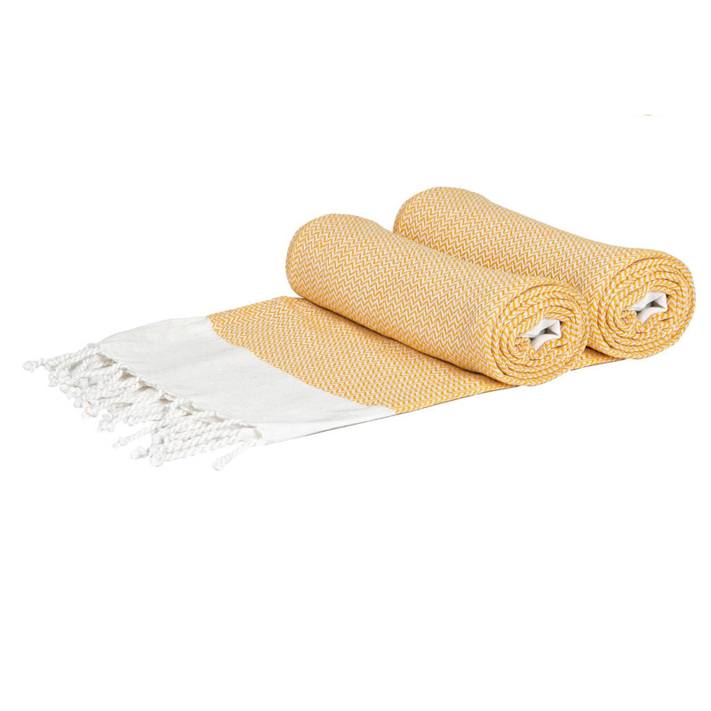 100% Cotton Ultra Light Bath Towel, Yellow