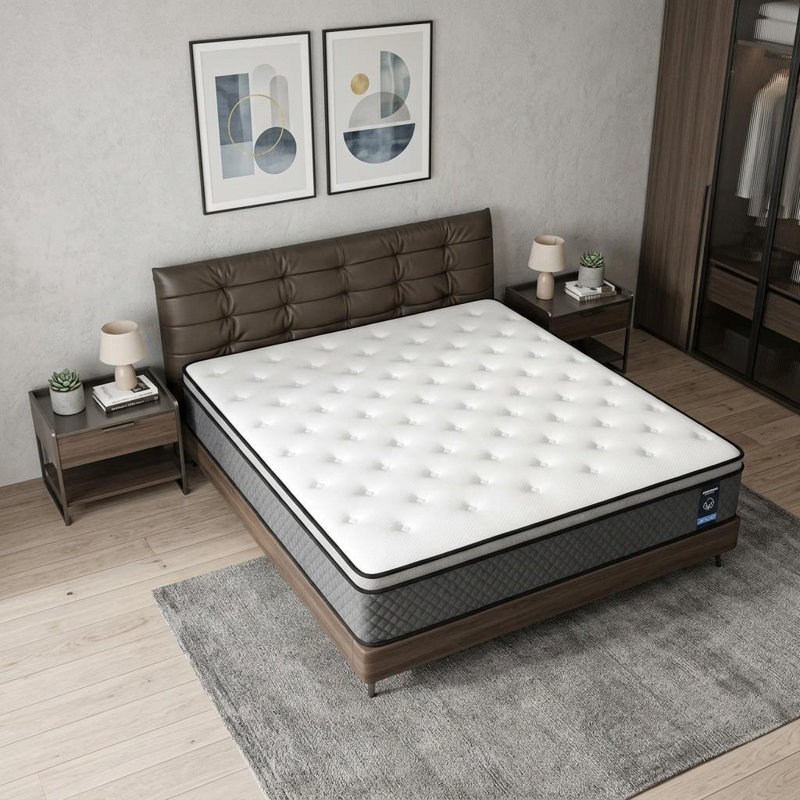 12" Queen Foam Hybrid Mattress, Queen,  12"