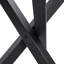 Compact Glass Dining Table, 39" Round, Modern Metal Frame For Kitchens