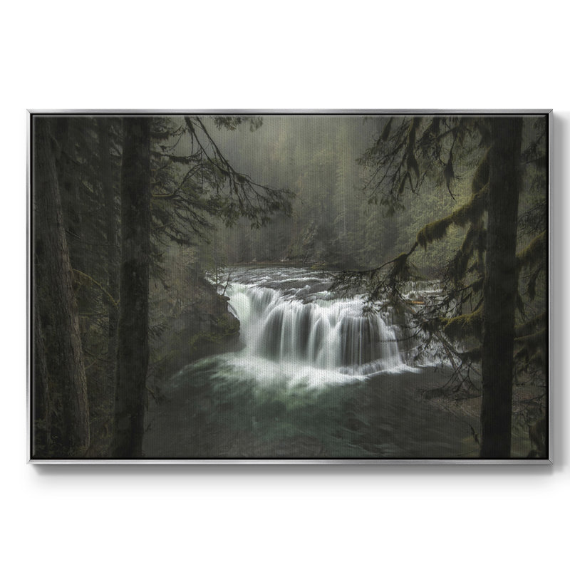 Misty, reproduction d'art sur toile, Argent, H 25 po x l 37 po x P 2 po