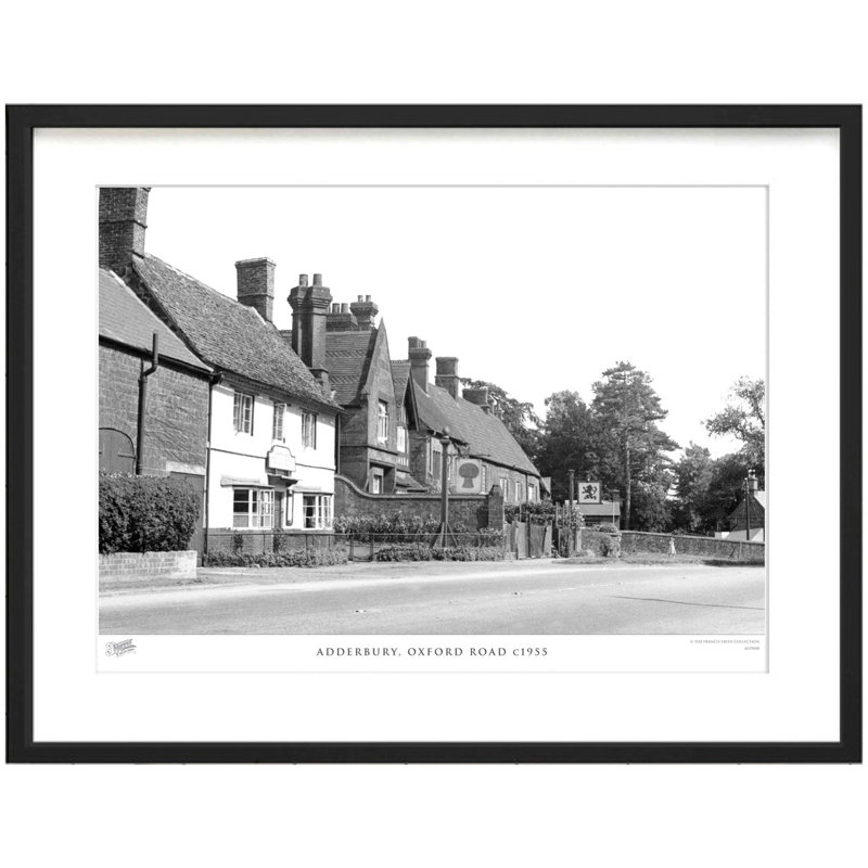 Adderbury, Oxford Road C1955 by Francis Frith - Single Picture Frame Print, 60cm H x 80cm W x 2.3cm D