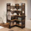 167.1cm H x 83.8cm W Solid Wood Standard Bookcase