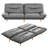 FUTON Sofa With Adjustable Sides And Back-1021708183