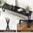 Industrial Narrow 2-Tier Console Table, 110Lbs Sofa & Entryway Table for Hallway Living Room-1264019555-1264019549