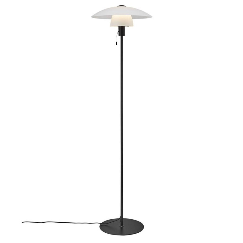 150cm White Traditional Floor Lamp