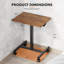 Chariot pour ordinateur portable avec roulettes H 28,5 po x l 22,5 po-101007673