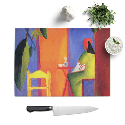 Turkish Cafe by August Macke Chopping Board