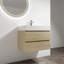 Meuble-lavabo de salle de bain 30 po, lavabo en résine, 2 tiroirs à fermeture en douceur, moderne, fixation murale chêne brillant, magnétisme-1533073865-1533073864