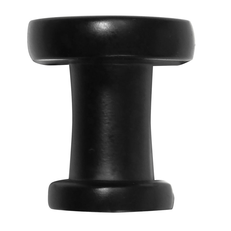 Oval Knob, Matte Black