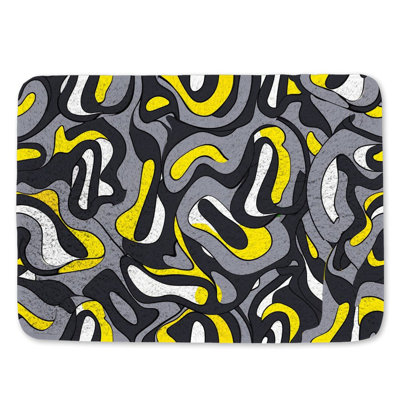 Tapis de bain abstrait Rakel
