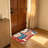 Red White Blue Star Firework Patriotic Foyer Entry Mat 20"x 32"
