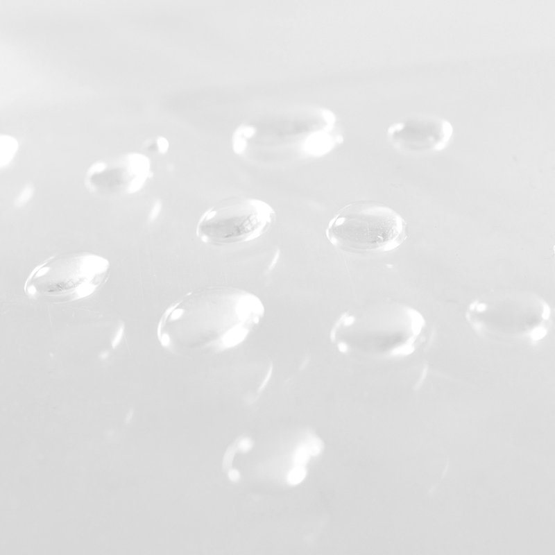 Doublure de rideau de douche imperméable 8G PEVA, Clair, 72"H x 60"W