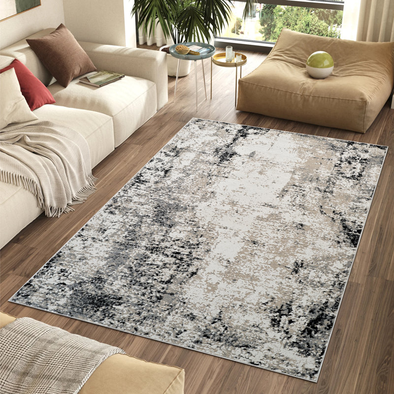 Tapis tissé à la machine Harbird, Rectangle 7 pi 10 po x 10 pi 1 po