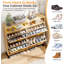 Armoire à chaussures avec rangement 47,2 pouces à 4 compartiments 1 tiroir-947463343