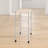 Adjustable Kitchen Cart Manufactured Wood Top