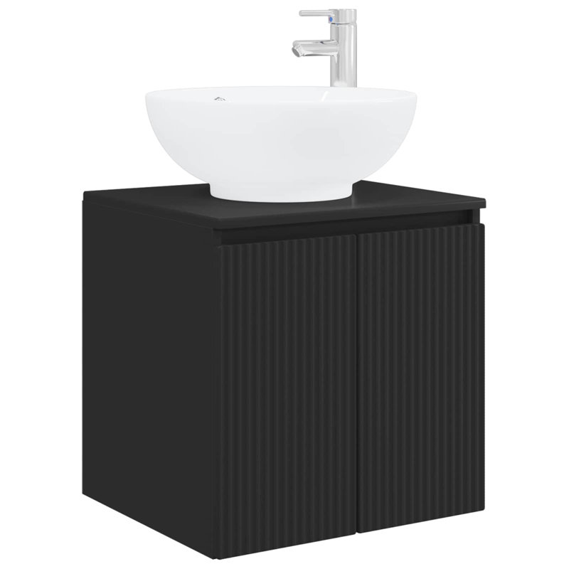 495 mm Bathroom Vanity, Black