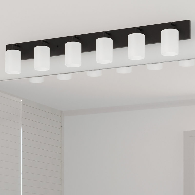 Baldassarre 6 - Light Dimmable Bath Bar, Matte Black