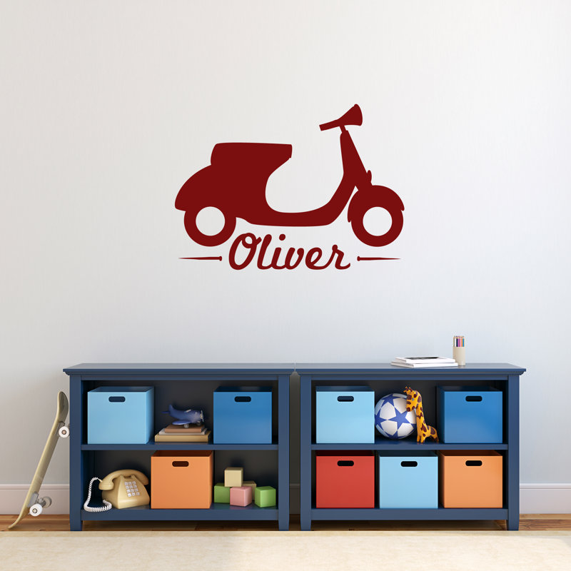 Adhésif décoratif scooter, Canneberge, Oui