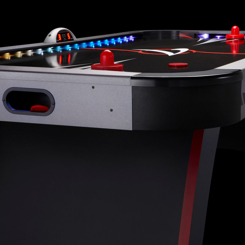 Table de hockey pneumatique à 2 joueurs avec tableau de pointage numérique et lumières Fat Cat