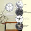 Horloge murale Denim, bleu, 12 po