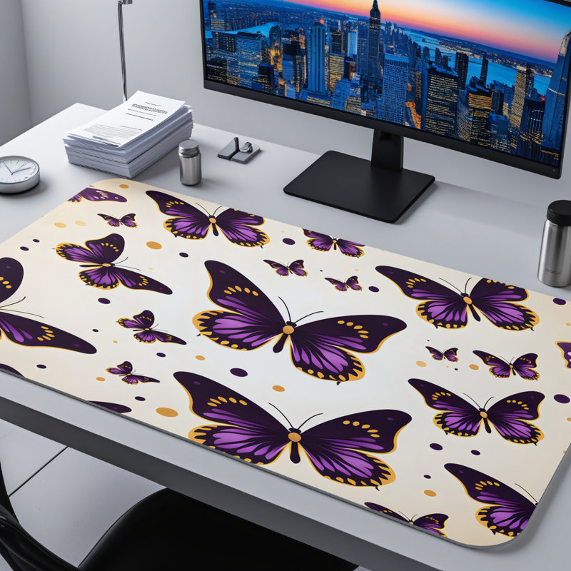 Polyester Desk Pad, 23.6x13.8