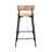 Counter Stools Set Of 2 Handwoven Paper Rope Bar Stools Boho Round Dining Pub Chairs For Kitchen-281801289