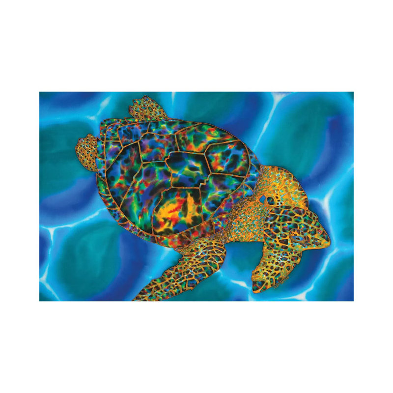 Caribbean Opal 1 Piece Wrapped Canvas Painting, 20.32 cm H x 30.48 cm W