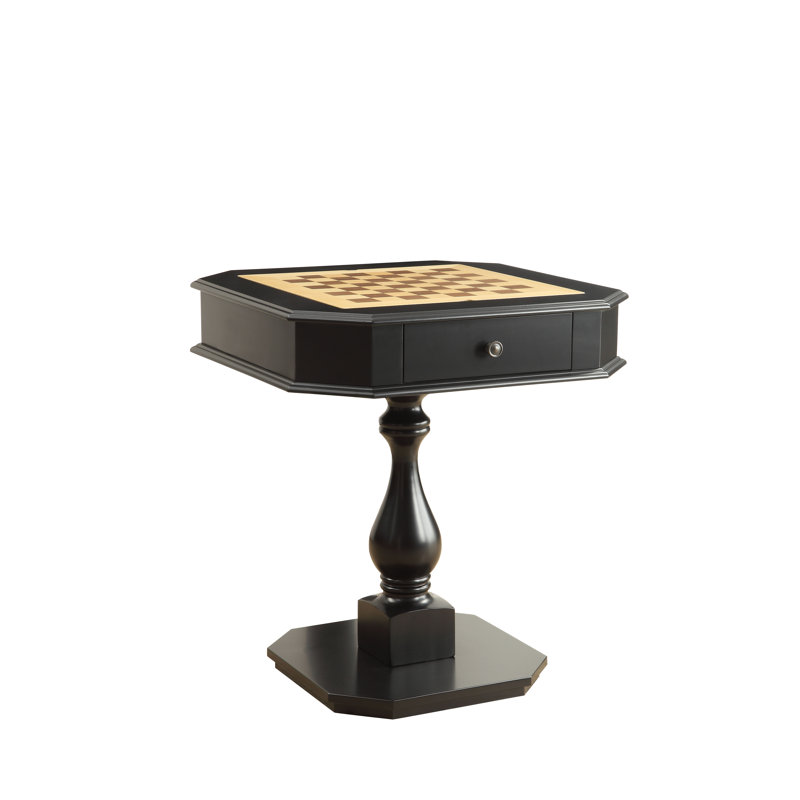 Bishop Tray Top End Table, Black