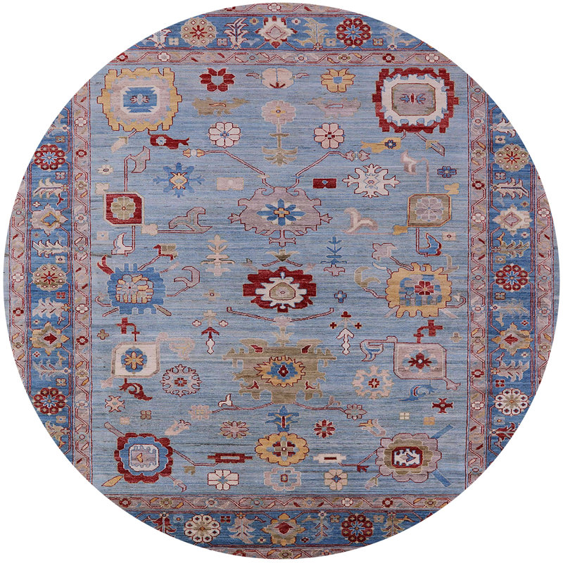 Oriental Indoor Rug, Round 7'