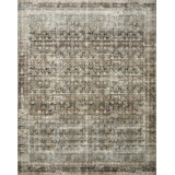 Amber Lewis x Loloi Morgan Navy / Sand Area Rug feat. CloudPile