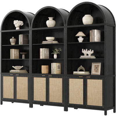 Bibliothèque 84,25 po H Rattan