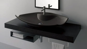 Plateau de meuble-lavabo en bois 47 po Line