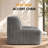 Faux Fur Armless Accent Sofa Chair, 32''W Modern Single Couch With Deep Seat, Ideal for Bedroom, Living Room,Dorms, Apartments – No Assembly Required-1923824718