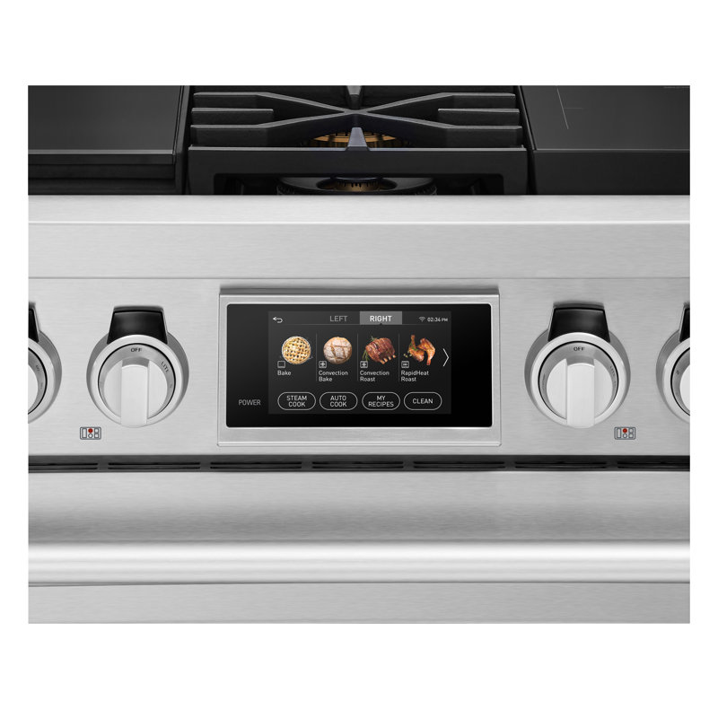 36" Dual-Fuel Professional Range Sous Vide and Induction