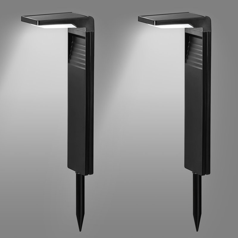 Solar Powered Integrated LED Pathway Light Kit, Cool