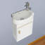 Ensemble de meuble-lavabo mural simple 17 po Mikaelah-756061298