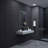 Leyat Modern Rectangle Metal Frame Wall Mirror for Bathroom-1133631093-1133631092