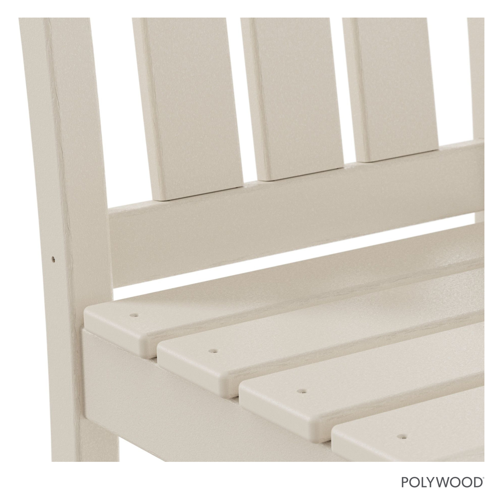 POLYWOOD® Oxford Patio Side Chair, Sand