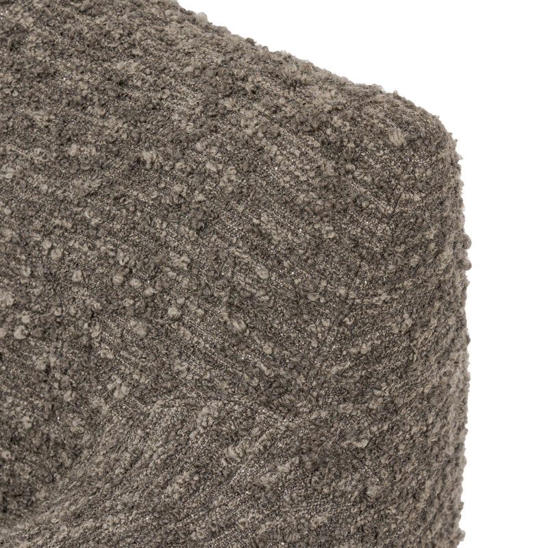 Margot Swivel Armchair, Solema Moss Boucle