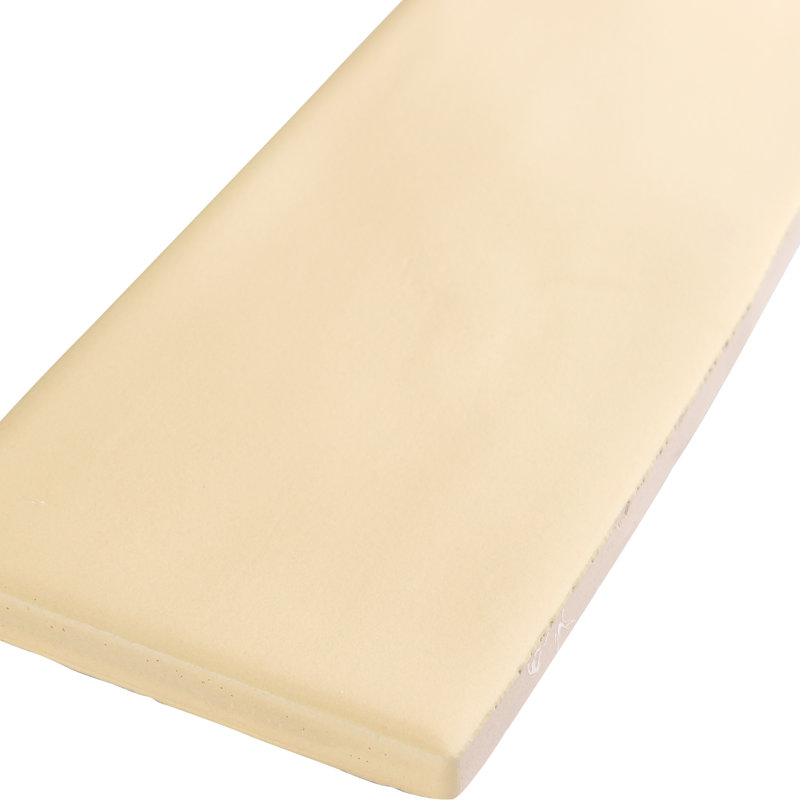 Carreau de mur en céramique 3 "x 12" Chalk, Jaune