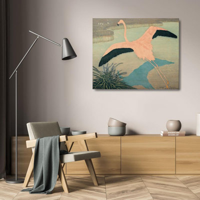 "Flamingo" by  Carl Moser - Gallery Wrap Canvas Wall Art