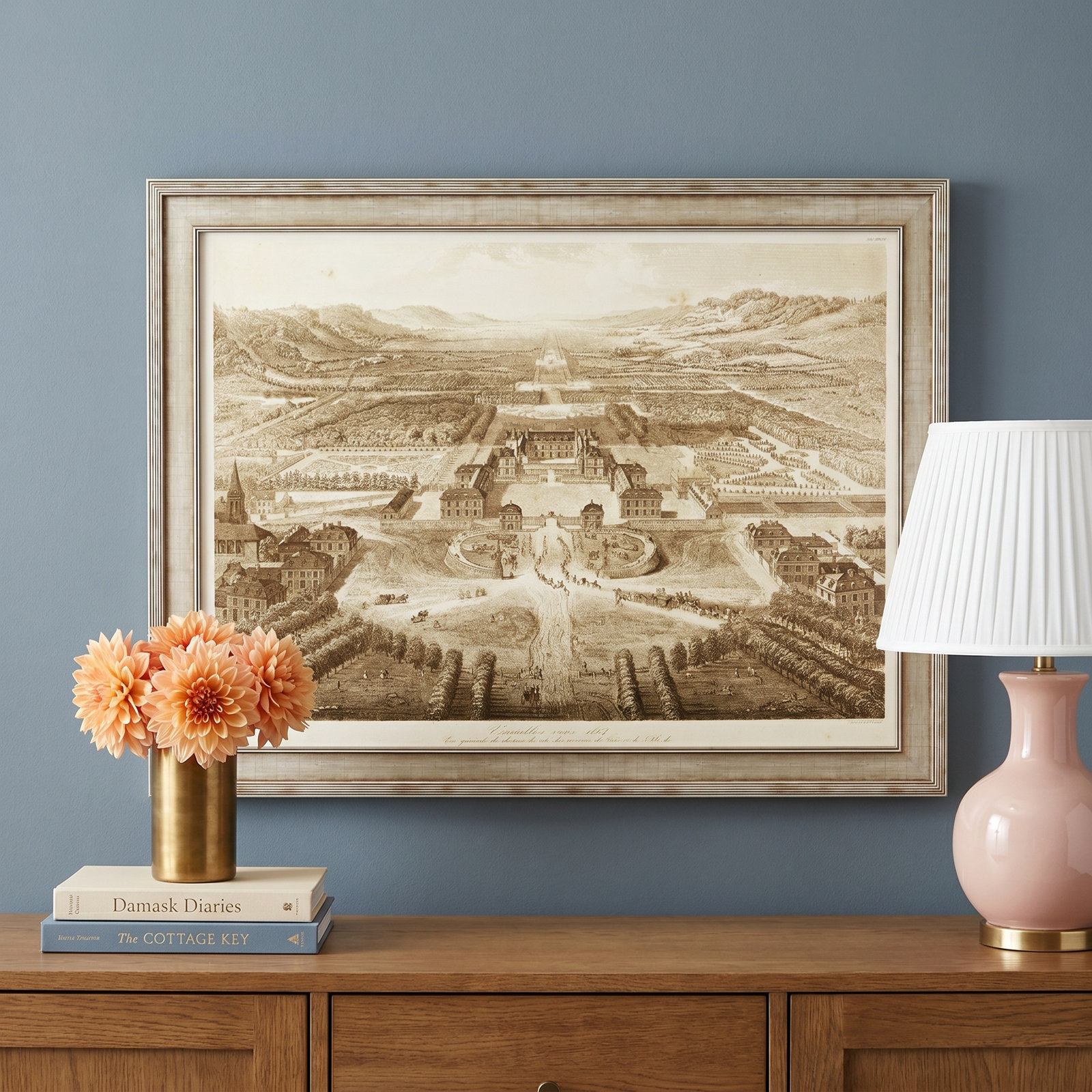 Bird's Eye View of Versailles Wall Art