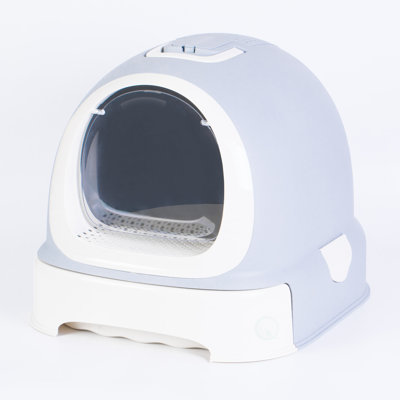 Jaidyn Plastic Litter Box Enclosure with Scoop