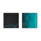 Delta Wave 3 & 4. Set Of 2 By Jacques Pilon - Framed Wall Art