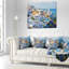 Oreiller abstrait du fira town santorini-30628720-30628716