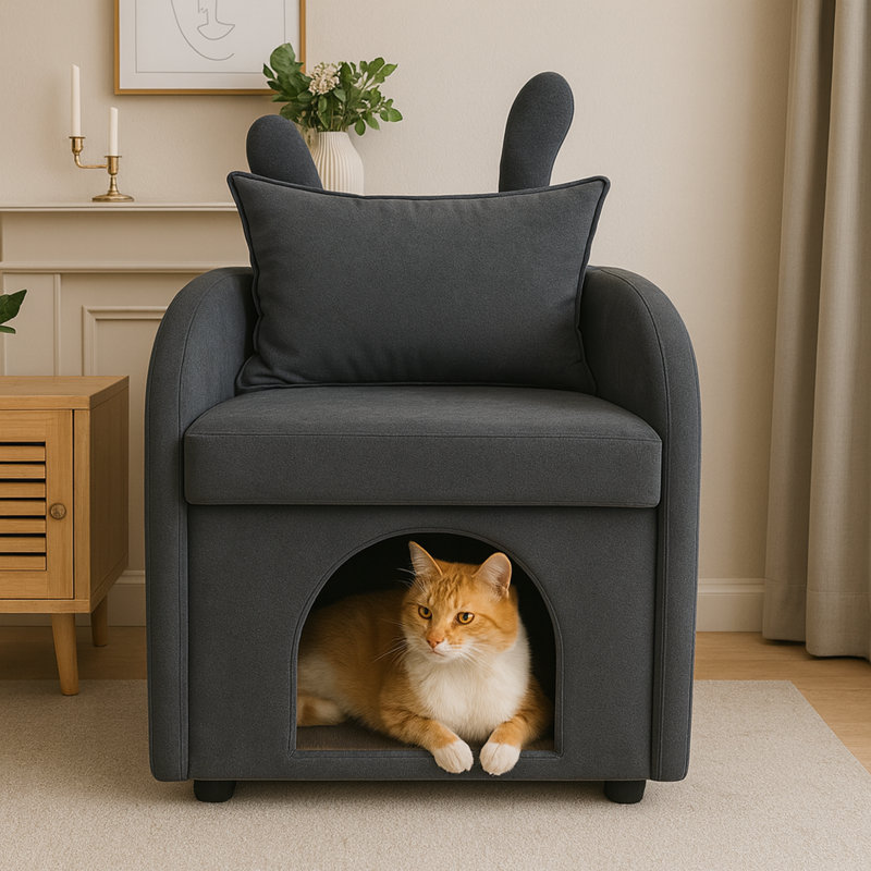 Tissus durables pour animaux avec cachette pour animaux de compagnie