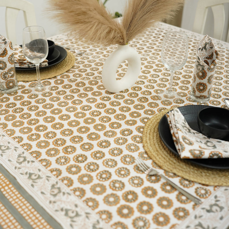 Ensemble de serviettes de table en coton 18 x 18 pouces Fabividine - Décoration de table écologique et élégante, Bulbul