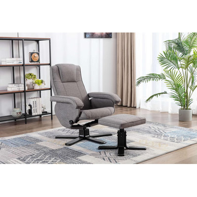 Resnick 29.5cm Wide Swivel Ergonomic Recliner