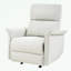 Fauteuil inclinable manuel berçant avec coussin moelleux